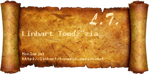 Linhart Tomázia névjegykártya